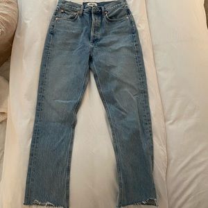 Riley High Rise Straight Crop Agolde Jeans